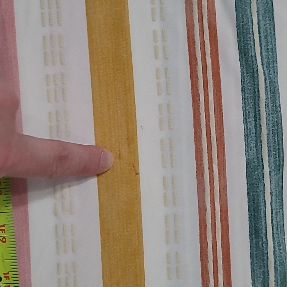 NWT Late August Striped Sleeveless Blouse size Medium - Picture 9 of 9